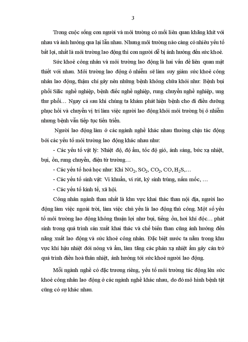 image for page Điều tra một số yếu tố nguyên nhân môi trường lao động ảnh hưởng đến sức khoẻ bệnh tật công nhân mỏ than Na Dương Lạng Sơn từ năm 2008 2009