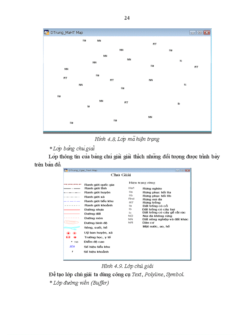 image for page Ứng dụng phần mềm Mapinfo 10 0 xây dựng cơ sơ dữ liệu bản đồ hiện trạng rừng năm 2010 tại xã Duyệt Trung thị xã Cao Bằng tỉnh Cao Bằng