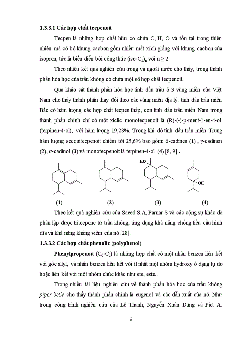 image for page Nghiên cứu thành phần hóa học và hoạt chất sinh học của lá trầu miền Bắc
