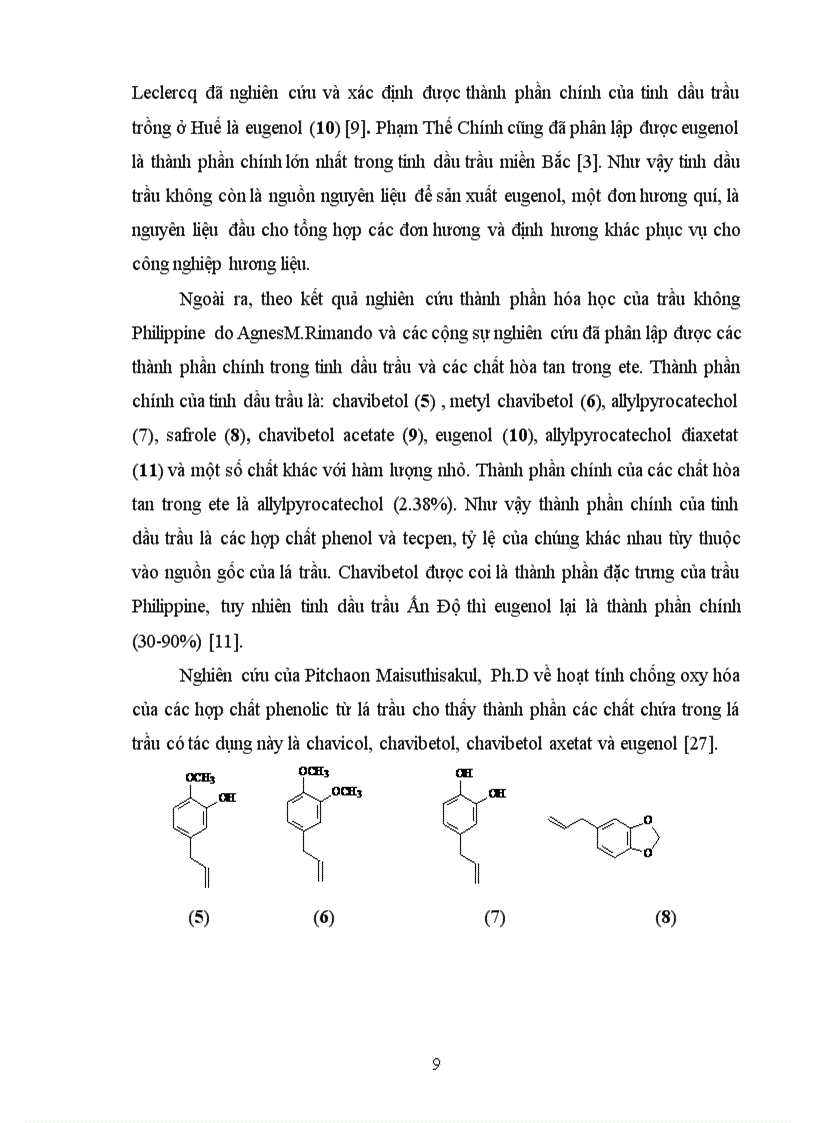 image for page Nghiên cứu thành phần hóa học và hoạt chất sinh học của lá trầu miền Bắc