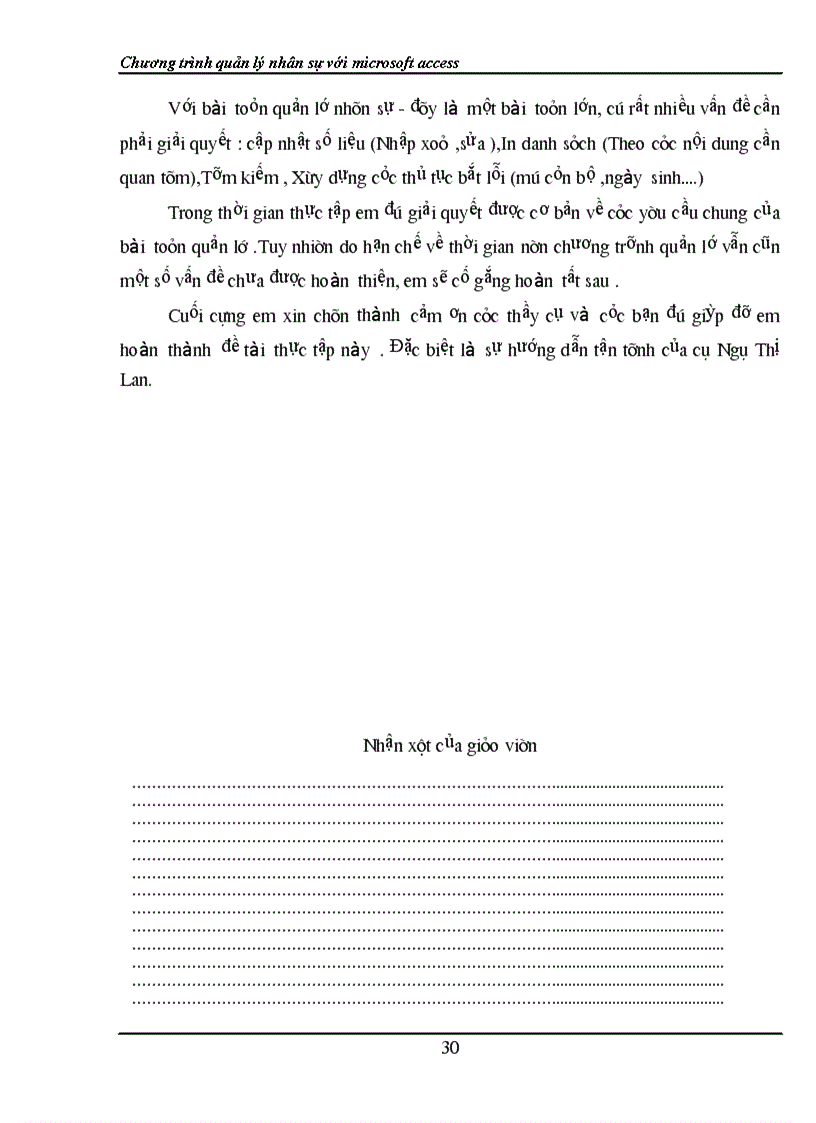 image for page Xây dựng Chương trình quản lý nhân sự với microsoft access