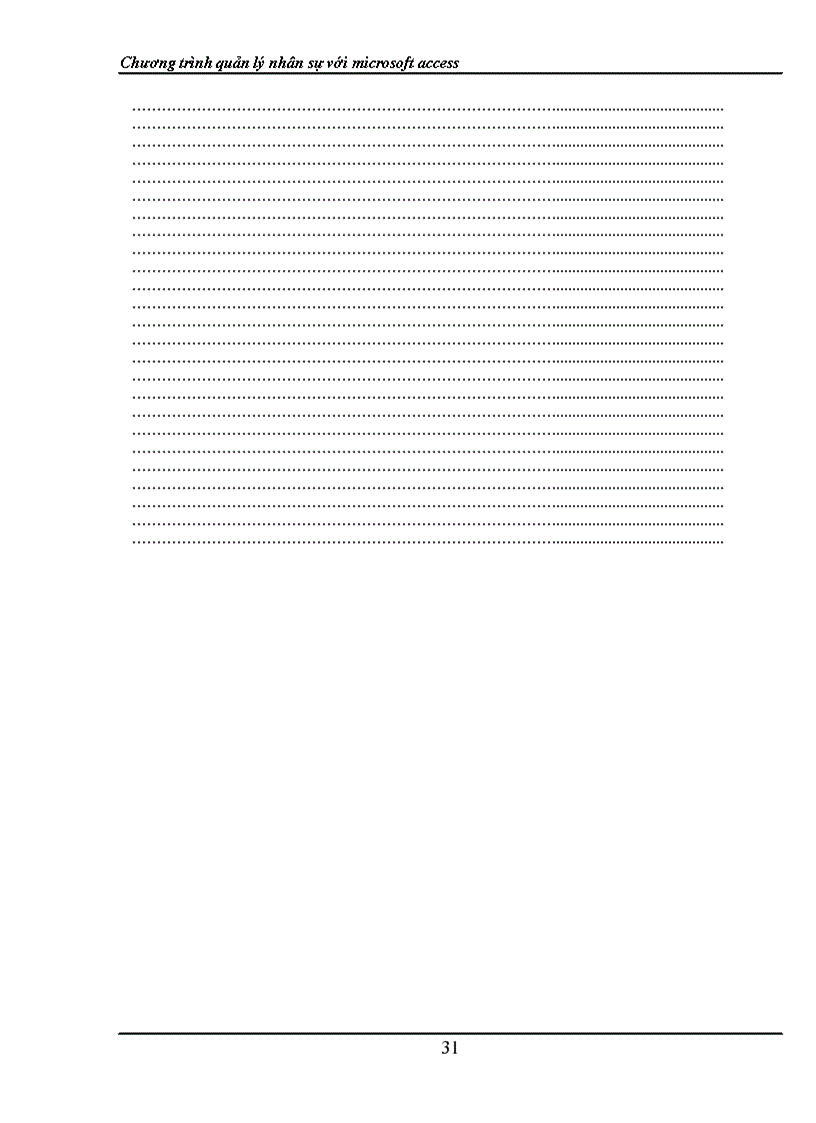 image for page Xây dựng Chương trình quản lý nhân sự với microsoft access