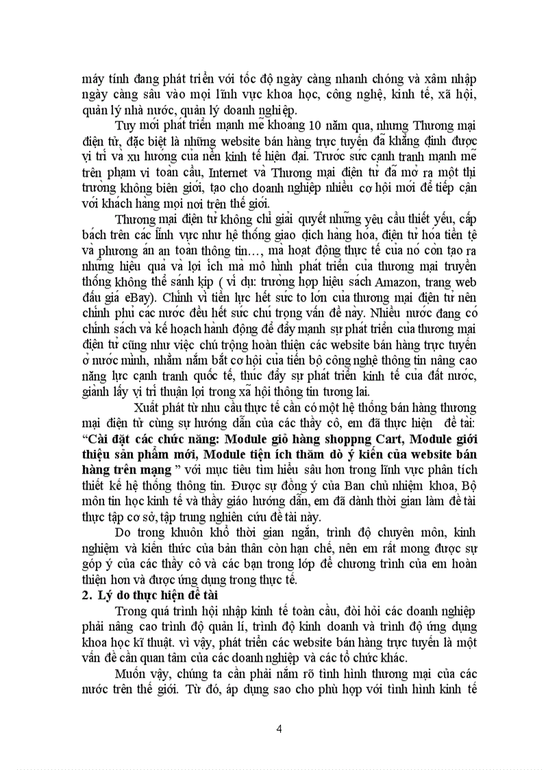 image for page Cài đặt các chức năng Module giỏ hàng shoppng Cart Module giới thiệu sản phẩm mới Module tiện ích thăm dò ý kiến của website bán hàng trên mạng