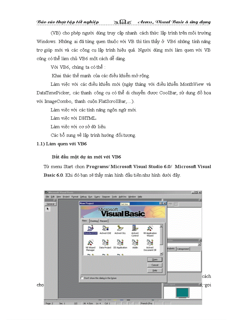 image for page Tìm hiểu về ACCESS và VISUAL BASIC ứng dụng cho bài toán quản lý kho