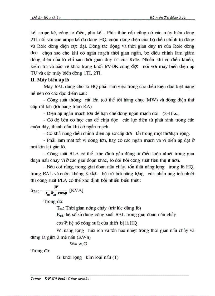 image for page Thiết kế trang bị điện Tự động hoá cho hệ thống truyền động nâng hạ điện cực lò hồ quang nấu th