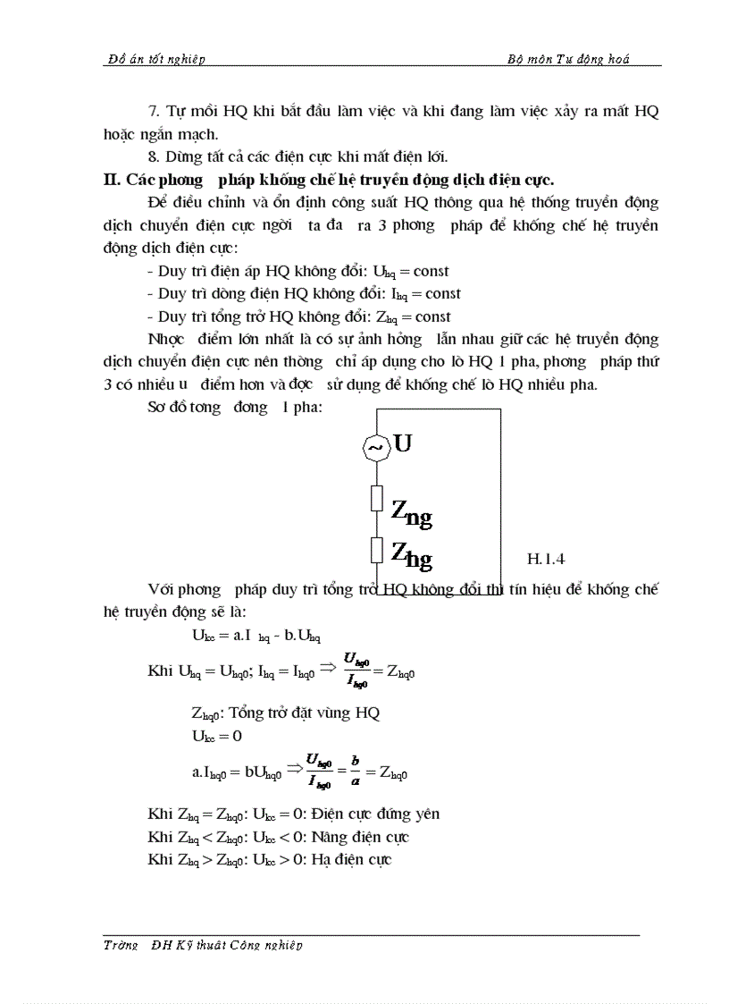 image for page Thiết kế trang bị điện Tự động hoá cho hệ thống truyền động nâng hạ điện cực lò hồ quang nấu th