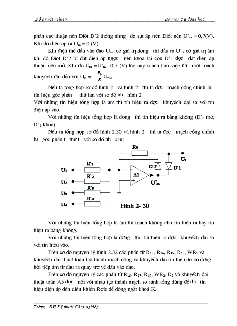 image for page Thiết kế trang bị điện Tự động hoá cho hệ thống truyền động nâng hạ điện cực lò hồ quang nấu th