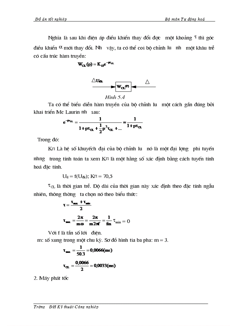 image for page Thiết kế trang bị điện Tự động hoá cho hệ thống truyền động nâng hạ điện cực lò hồ quang nấu th