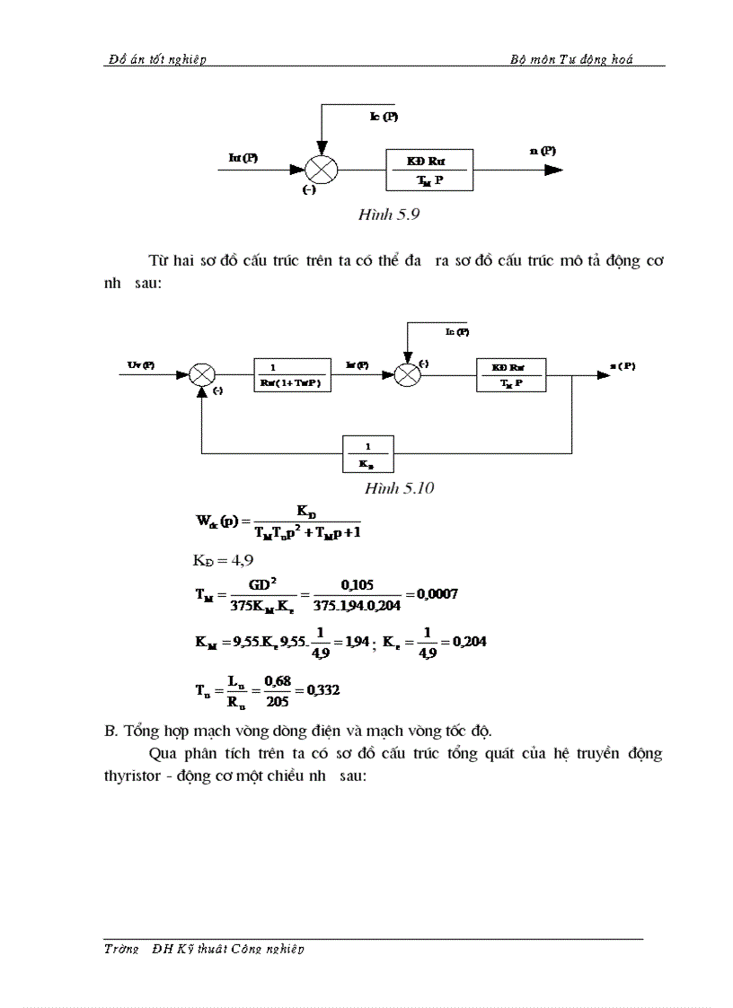 image for page Thiết kế trang bị điện Tự động hoá cho hệ thống truyền động nâng hạ điện cực lò hồ quang nấu th
