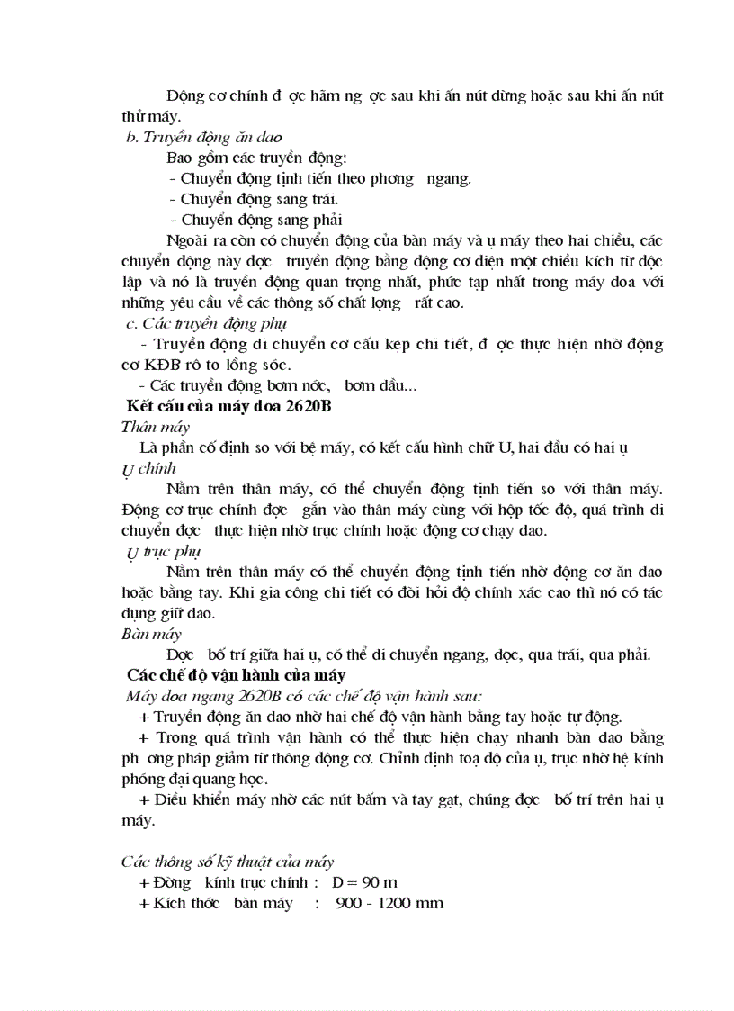 image for page Bản đồ án thiét kế hệ thống trang bị điện cho truyền động ăn dao của máy doa vạn năng 2620B 1