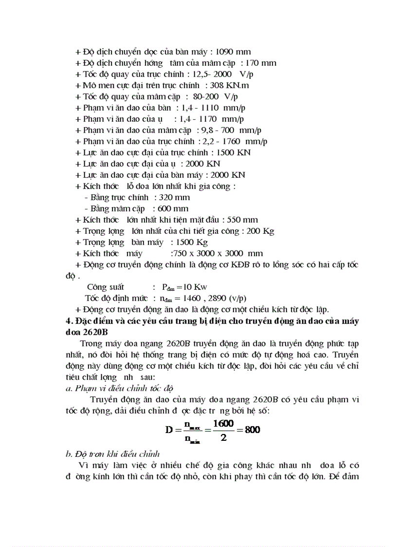 image for page Bản đồ án thiét kế hệ thống trang bị điện cho truyền động ăn dao của máy doa vạn năng 2620B 1
