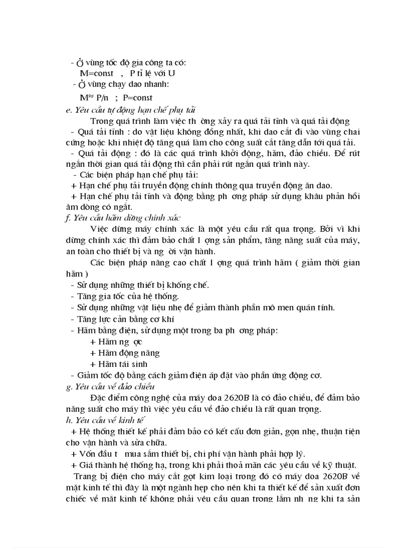 image for page Bản đồ án thiét kế hệ thống trang bị điện cho truyền động ăn dao của máy doa vạn năng 2620B 1