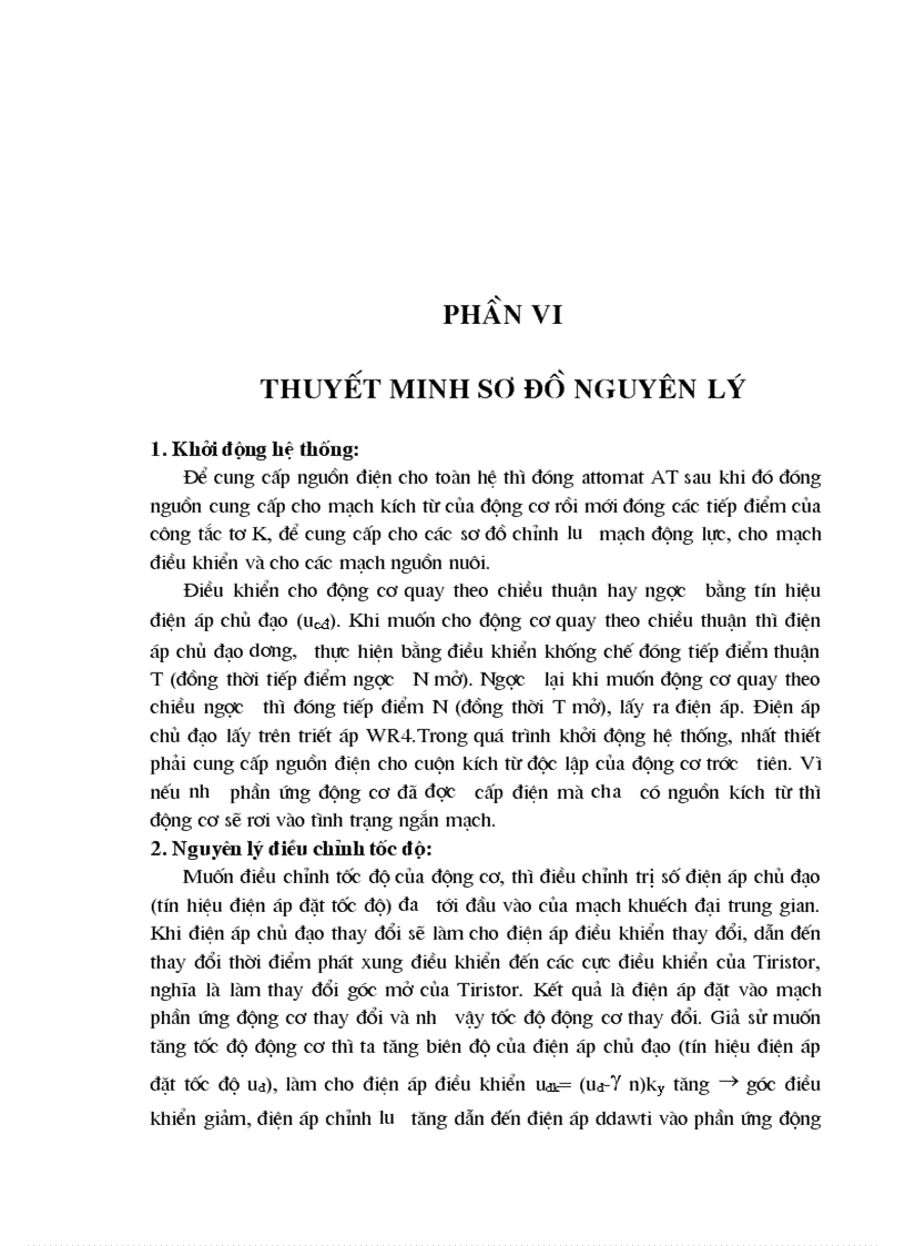 image for page Bản đồ án thiét kế hệ thống trang bị điện cho truyền động ăn dao của máy doa vạn năng 2620B 1