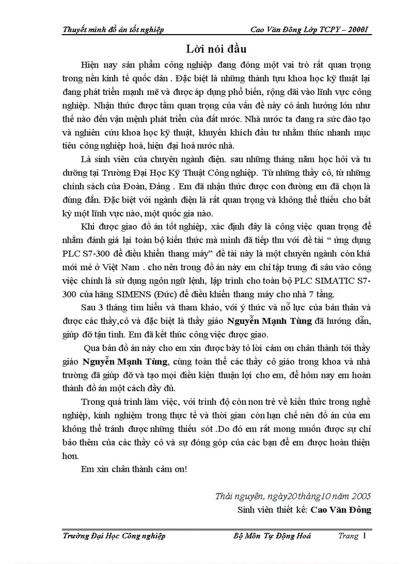 image for page Ứng dụng PLC S7 300 để điều khiển thang máy