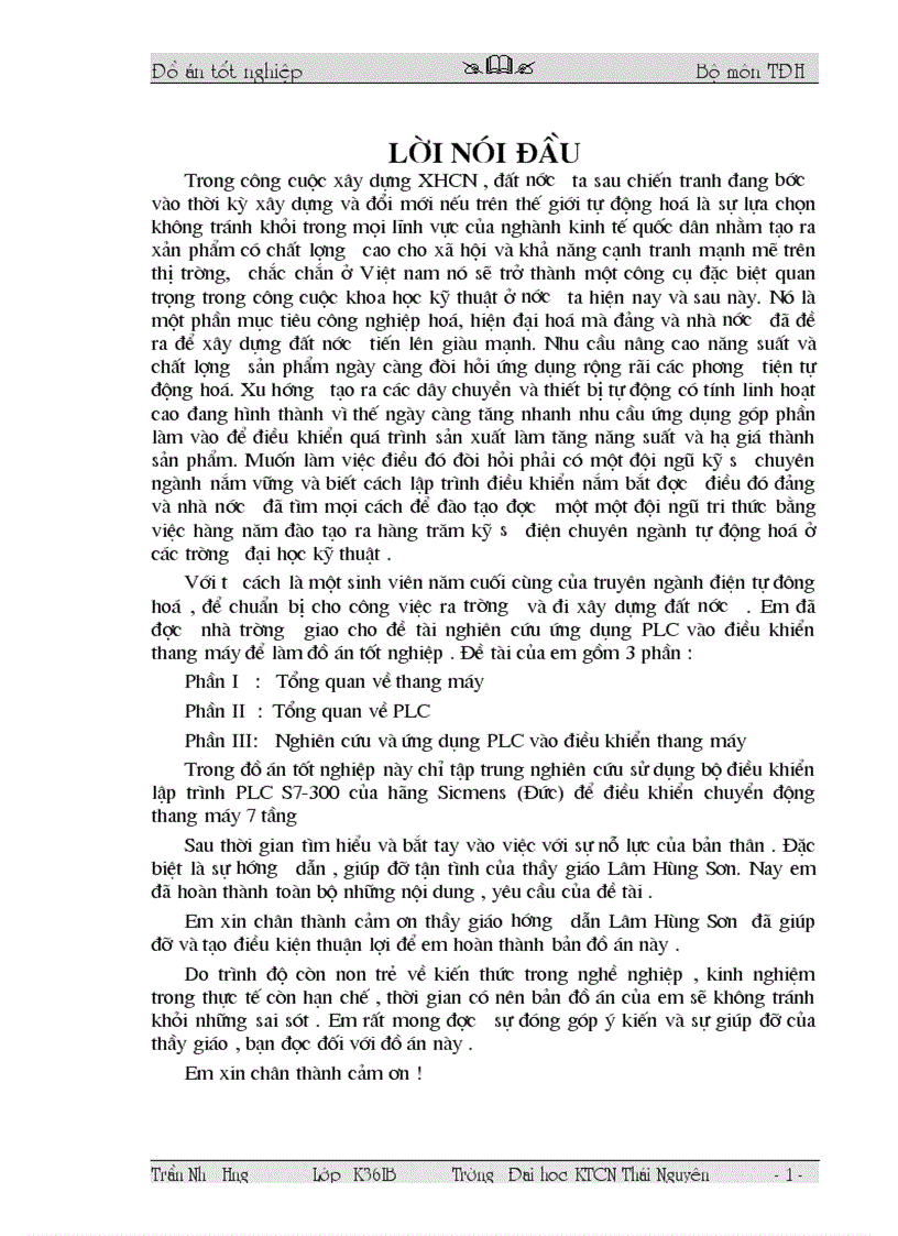 image for page Nghiên cứu và ứng dụng PLC vào điều khiển thang máy