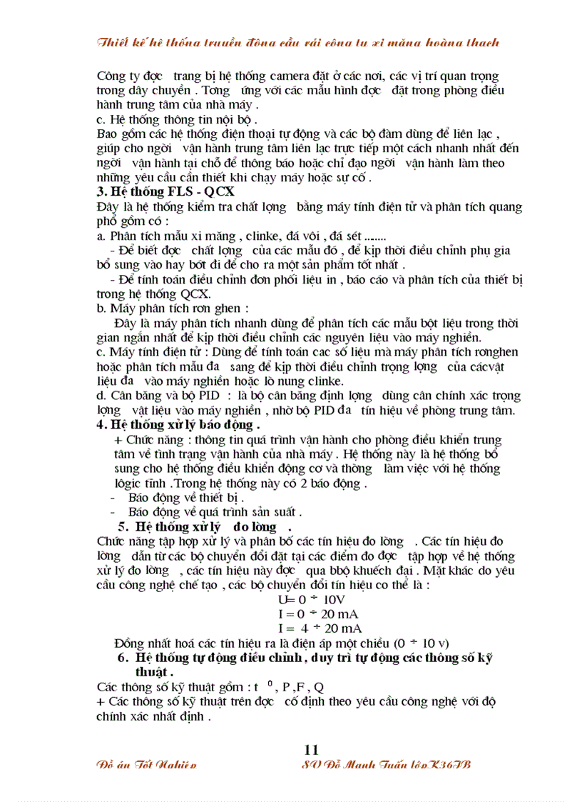 image for page Nghiên cứu phân tích hệ điều khiển cầu rải Công Ty Xi Măng Hoàng Thạch