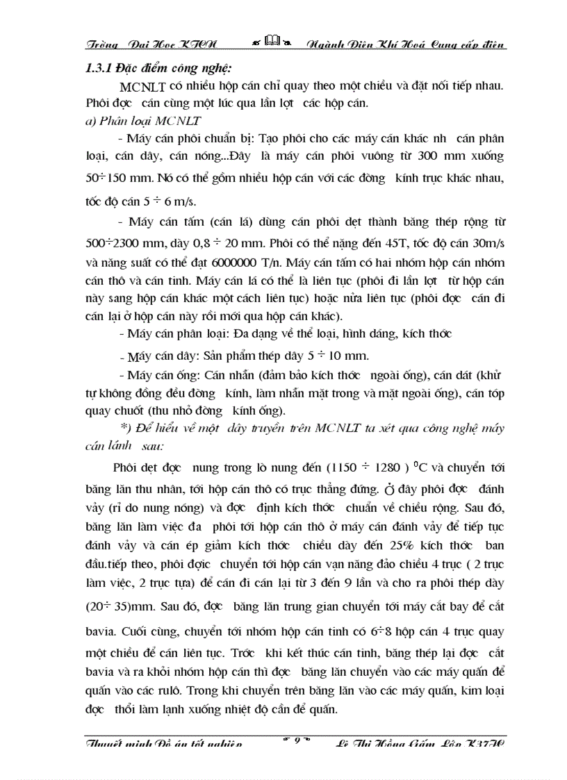 image for page Tổng quan về công nghệ cán thép