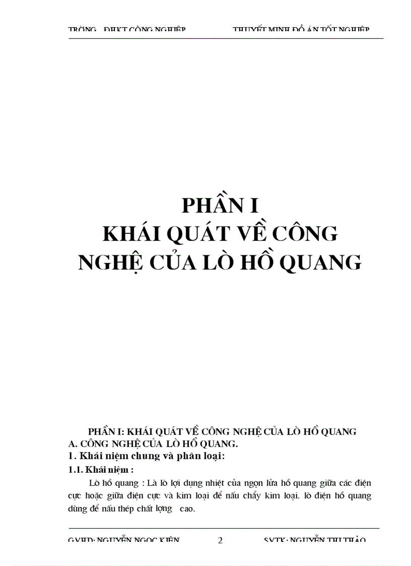 Nghiên cứu ứng dụng PLC S7 200 và Biến Tần Micromaster vector vào quá trình nâng hạ điện cực lò hồ quang