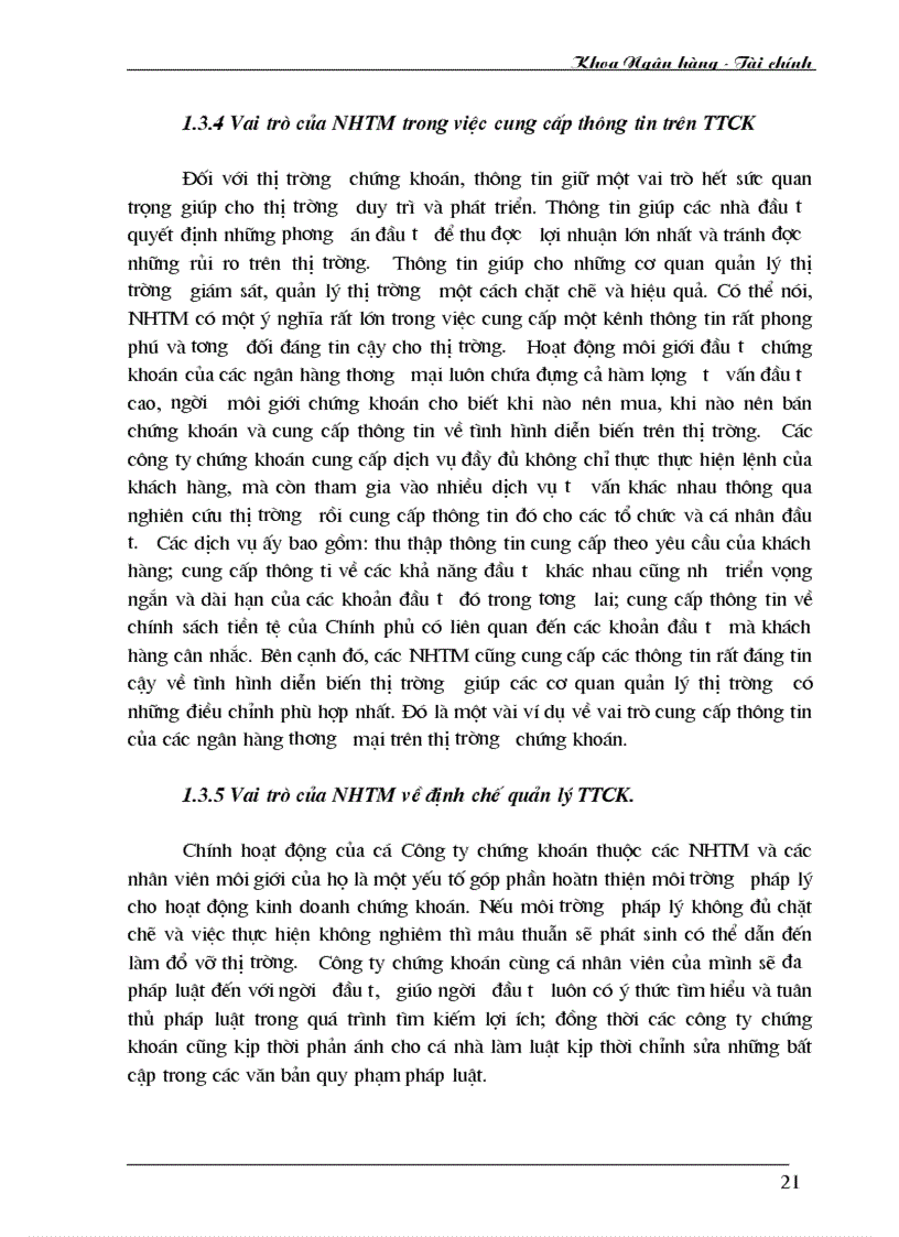 image for page Phát huy vai trò của ngân hàng thương mại đối với sự phát triển của thị trường chứng khoán Việt Nam 1