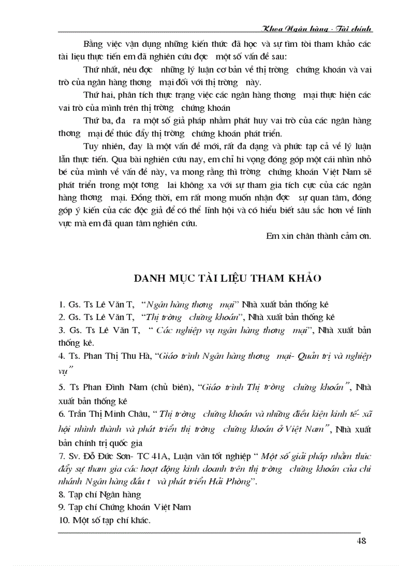 image for page Phát huy vai trò của ngân hàng thương mại đối với sự phát triển của thị trường chứng khoán Việt Nam 1