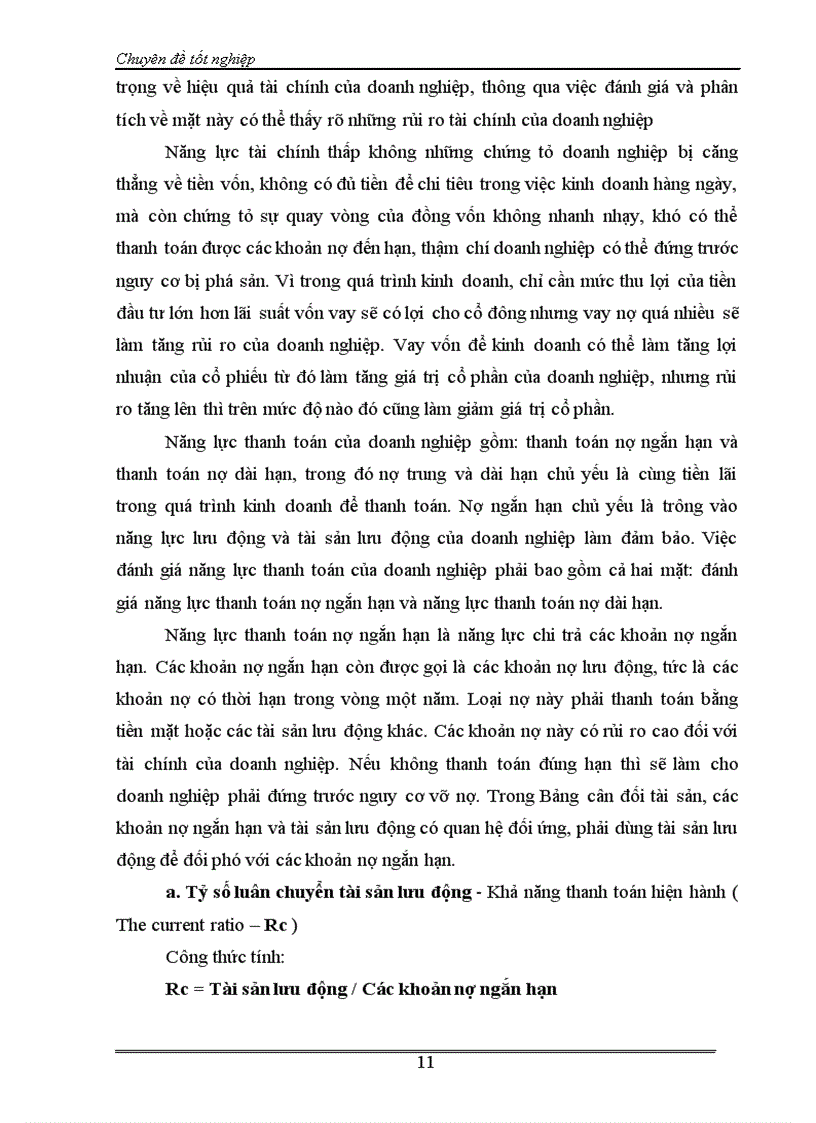 image for page Phân tích tài chính và nâng cao hiệu quả tài chính của Tổng công ty hàng không Việt nam