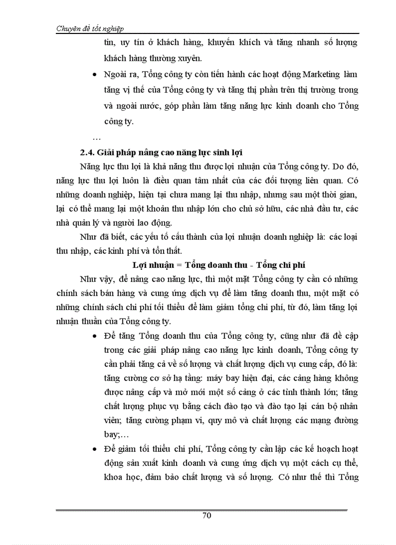 image for page Phân tích tài chính và nâng cao hiệu quả tài chính của Tổng công ty hàng không Việt nam