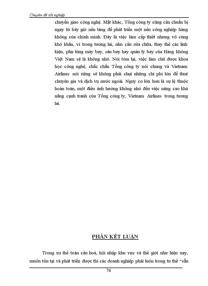 image for page Phân tích tài chính và nâng cao hiệu quả tài chính của Tổng công ty hàng không Việt nam