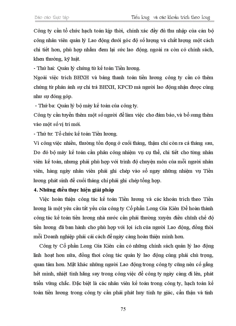 image for page Công tác tiền lương và các khoản trích theo lương tại Công ty Cổ phần Long Gia Kiên