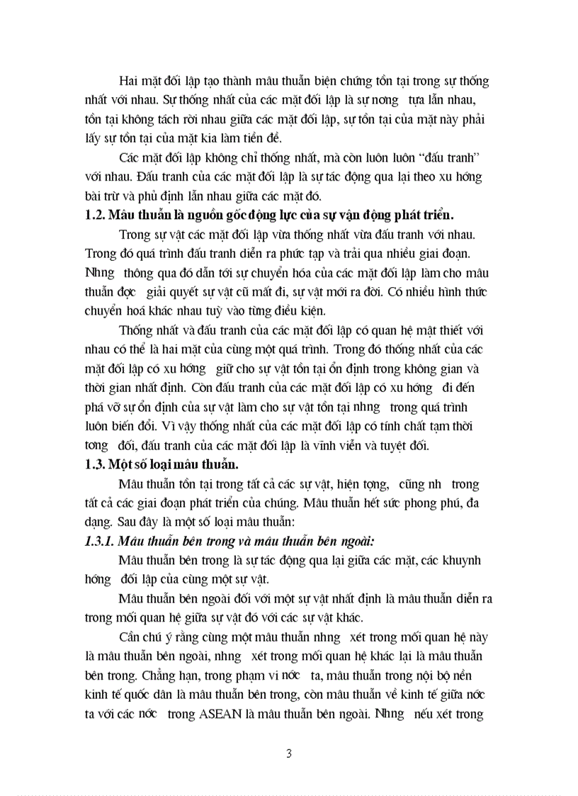 image for page Vận dụng quy luật mâu thuẫn để phân tích những mâu thuẫn trong nền KTTT định hướng XHCN ở Việt Nam 1