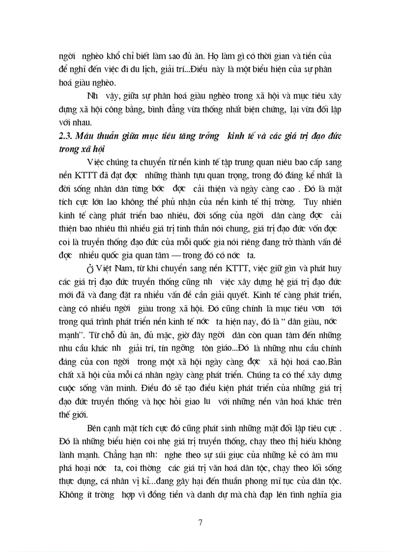 image for page Vận dụng quy luật mâu thuẫn để phân tích những mâu thuẫn trong nền KTTT định hướng XHCN ở Việt Nam 1