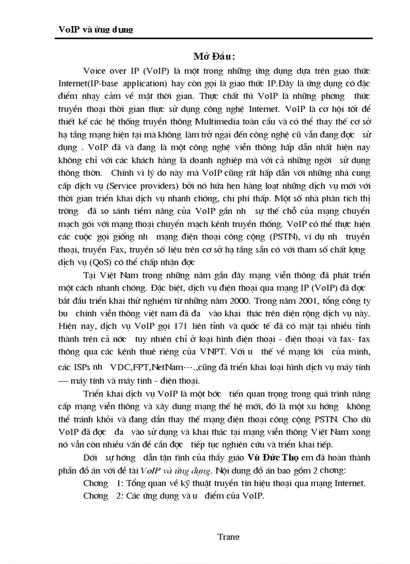 image for page VoIP và ứng dụng