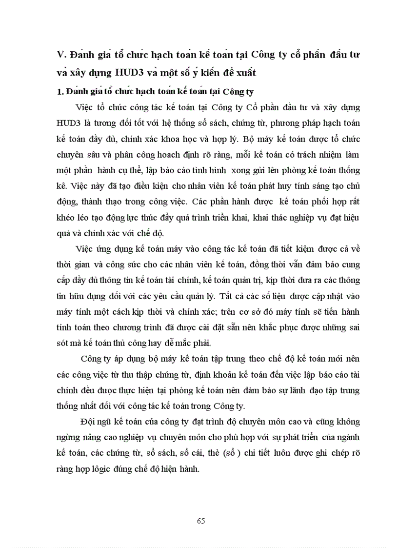 image for page Thực trạng tổ chức hạch toán kế toán tại Công ty cổ phần Đầu tư và Xây dựng HUD3