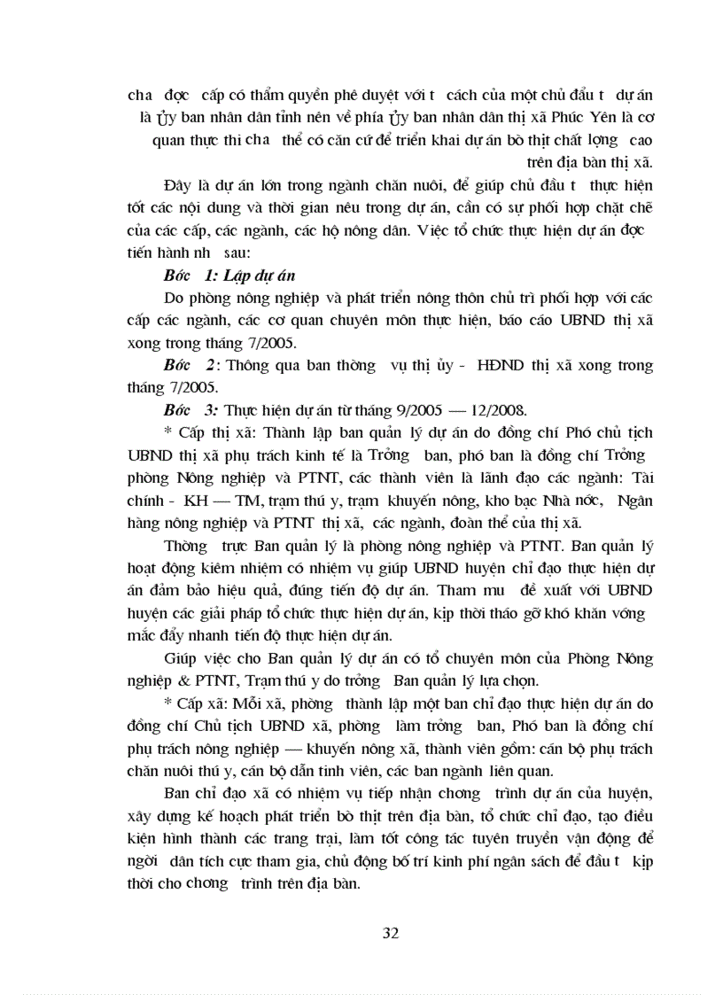 image for page Đánh giá dự án chăn nuôi bò thịt chất lượng cao tại thị xã Phúc Yên tỉnh Vĩnh Phúc 1