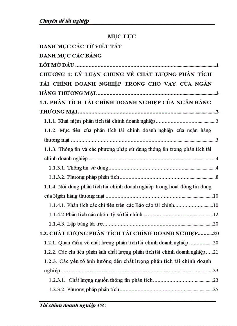 image for page Nâng cao chất lượng phân tích tài chính doanh nghiệp trong cho vay tại ngân hàng đầu tư và phát triển việt nam chi nhánh Hà NộI
