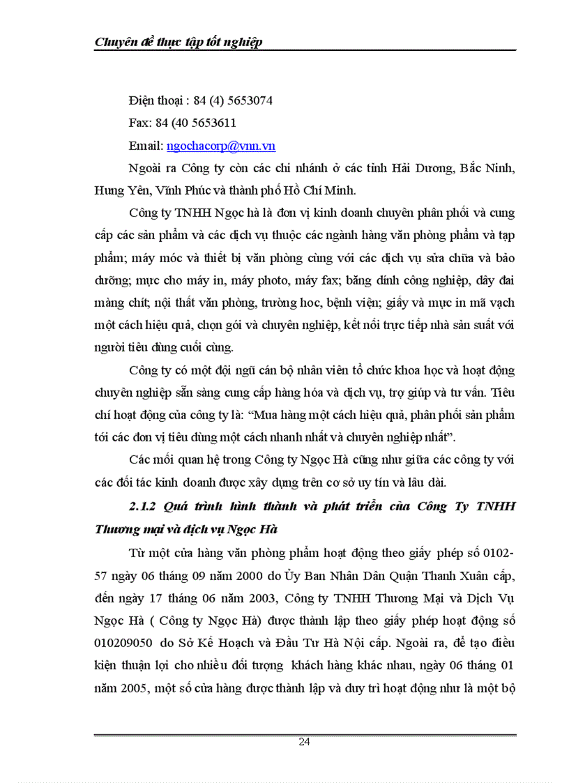 image for page Một số giải pháp phát triển thị trường của Công ty TNHH Thương Mại và Dịch Vụ Ngọc Hà