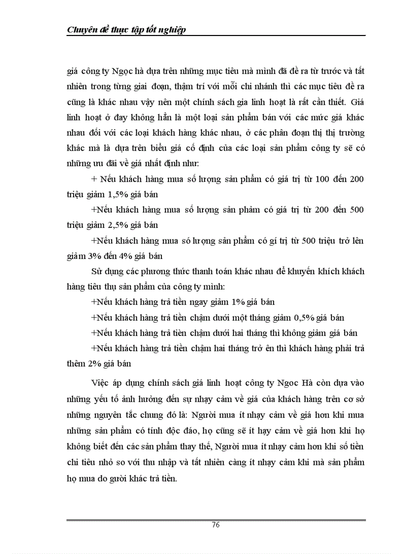 image for page Một số giải pháp phát triển thị trường của Công ty TNHH Thương Mại và Dịch Vụ Ngọc Hà