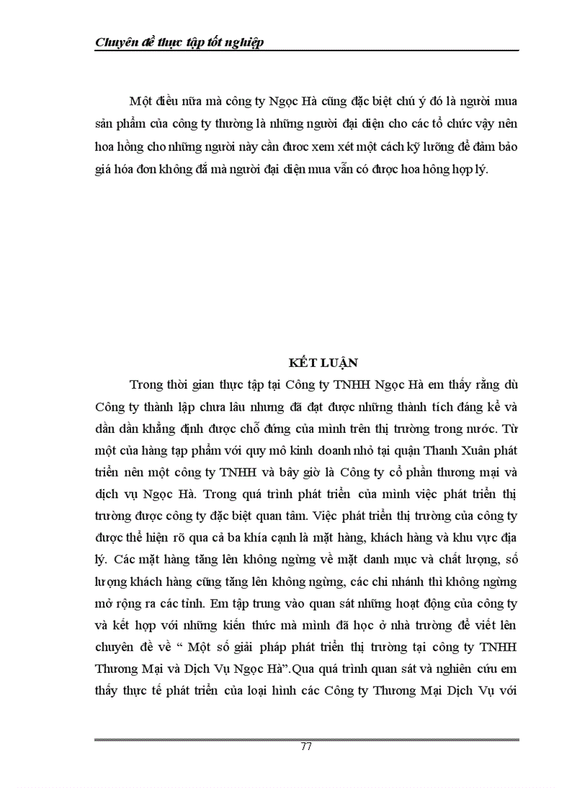 image for page Một số giải pháp phát triển thị trường của Công ty TNHH Thương Mại và Dịch Vụ Ngọc Hà