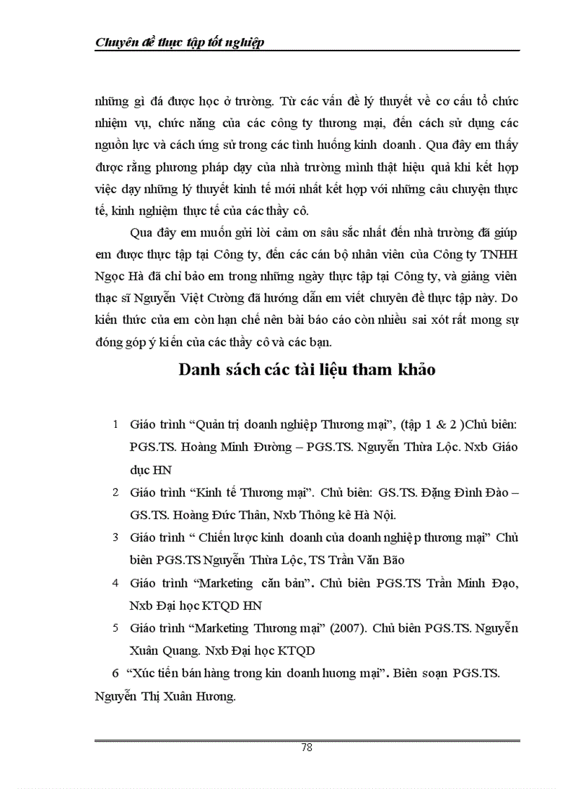 image for page Một số giải pháp phát triển thị trường của Công ty TNHH Thương Mại và Dịch Vụ Ngọc Hà