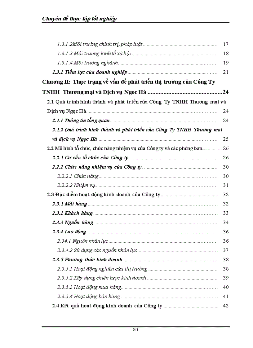 image for page Một số giải pháp phát triển thị trường của Công ty TNHH Thương Mại và Dịch Vụ Ngọc Hà