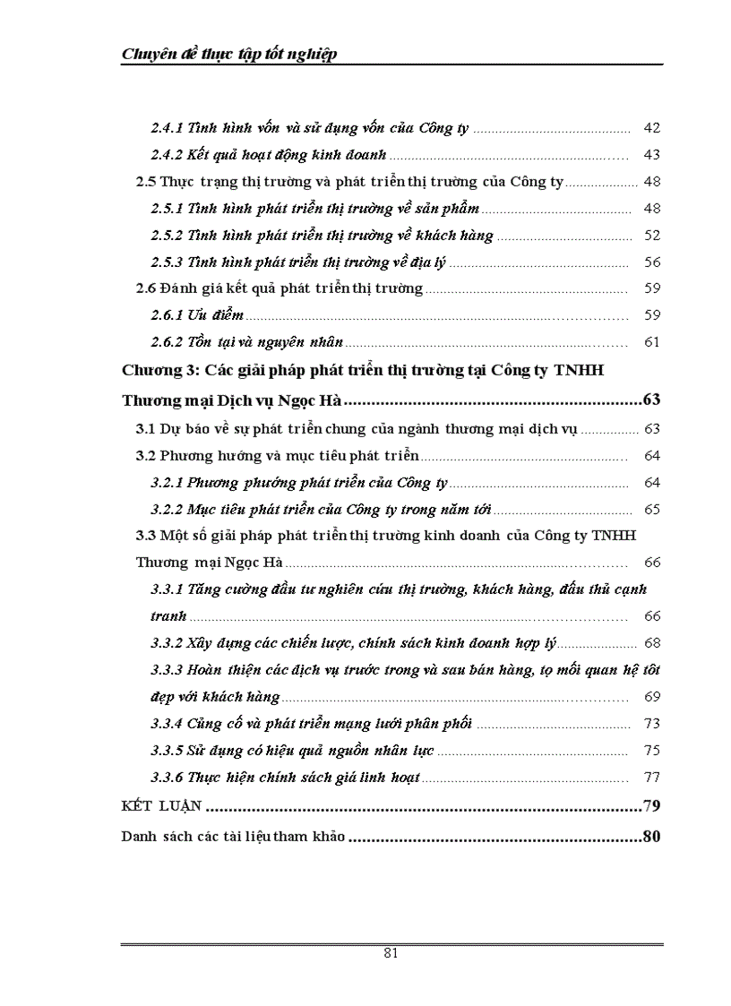 image for page Một số giải pháp phát triển thị trường của Công ty TNHH Thương Mại và Dịch Vụ Ngọc Hà