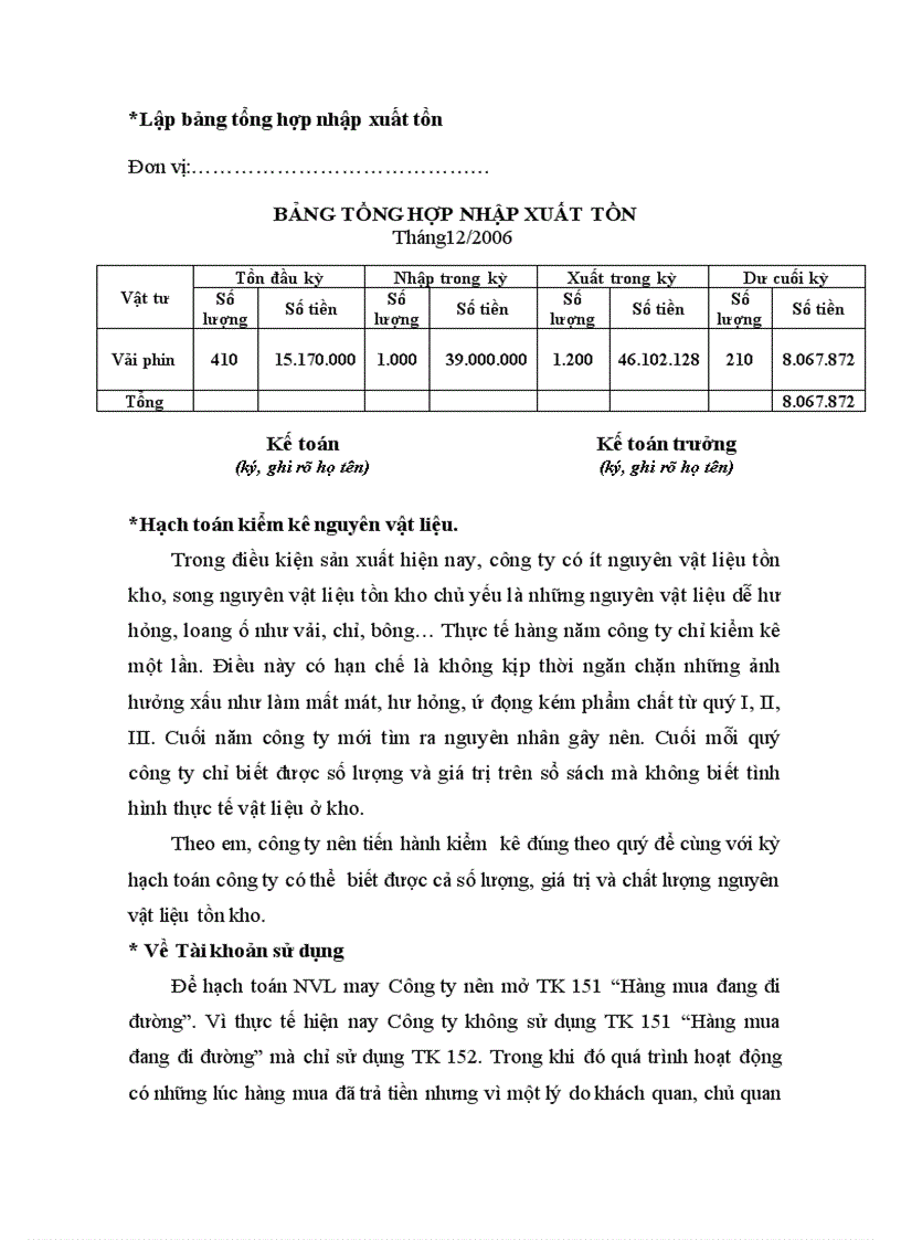 image for page Kế toán nguyên vật liệu tại Công ty TNHH SX TM Tuấn Linh 1