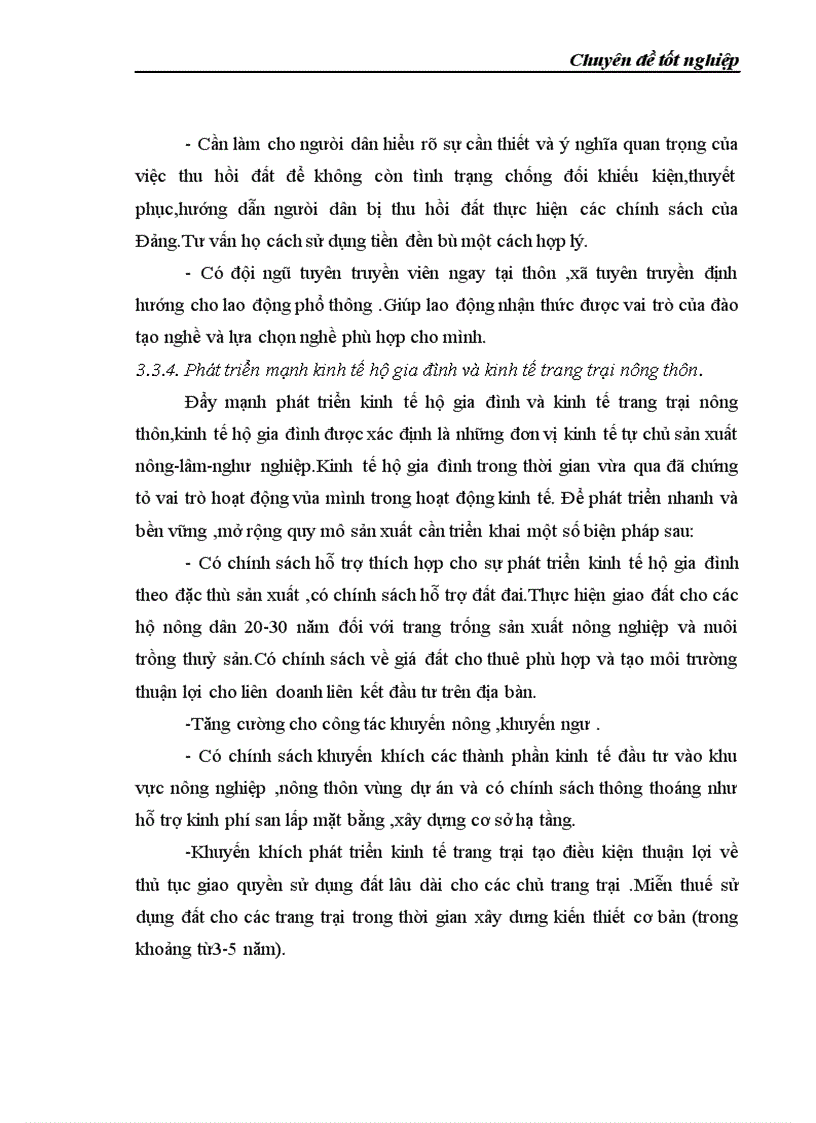 image for page Giải quyết việc làm cho lao động mất đất trong quá trình công nghiệp hoá tại huyện thường tín thành phố HÀ NỘI 1