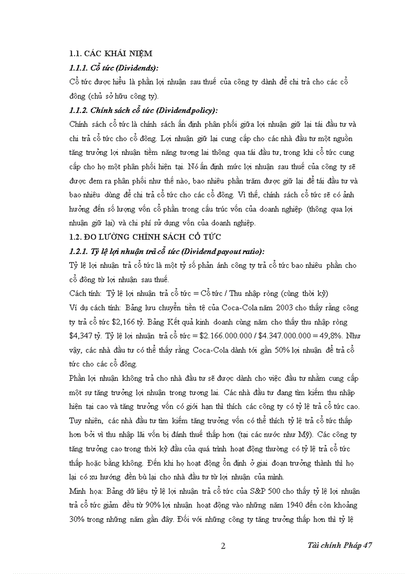 image for page Các yếu tố ảnh hưởng đến lựa chọn chính sách cổ tức của doanh nghiệp