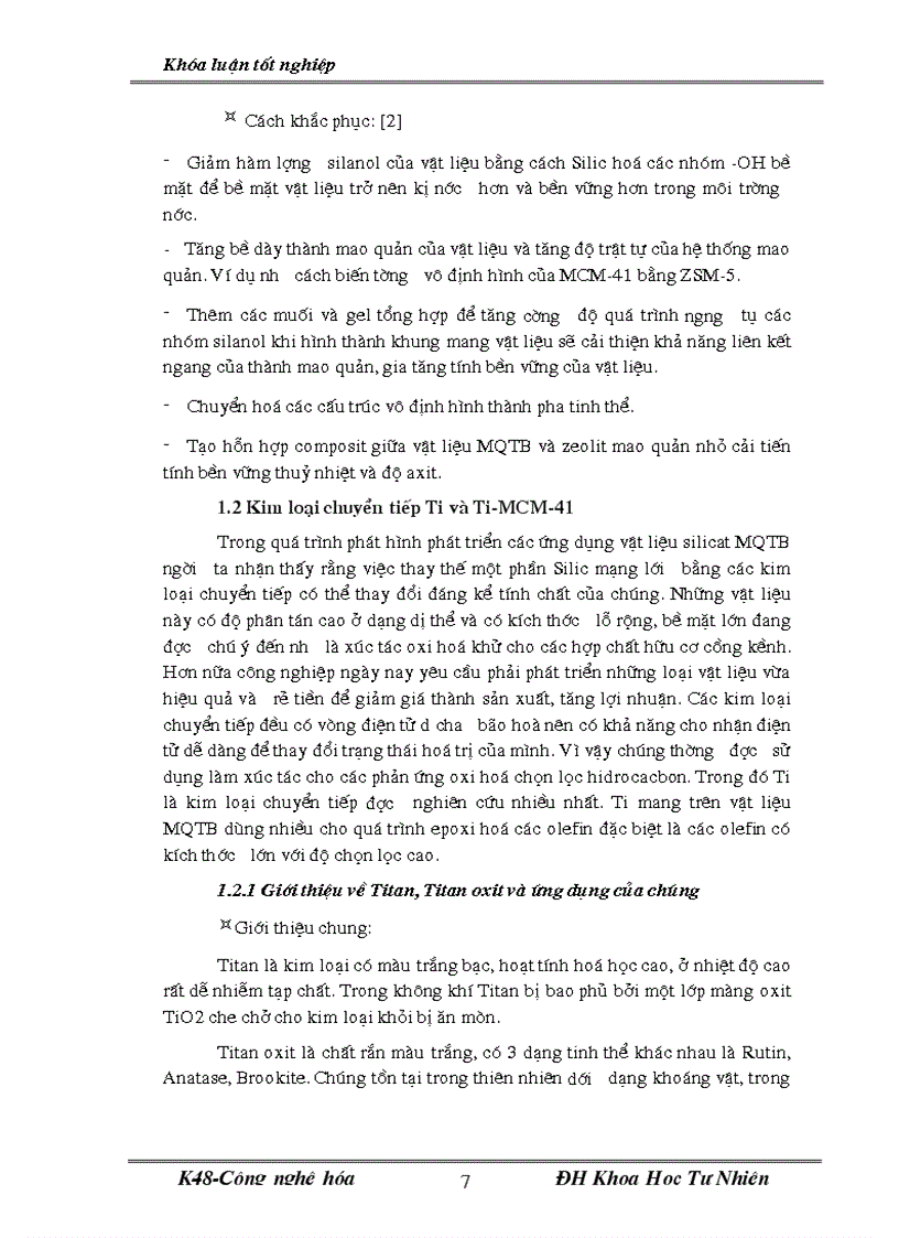 image for page Nghiên cứu về tổng hợp và đặc trưng Ti MCM 41 đồng thời đặc trưng xúc tác thông qua phản ứng epoxi hóa dầu thực vật