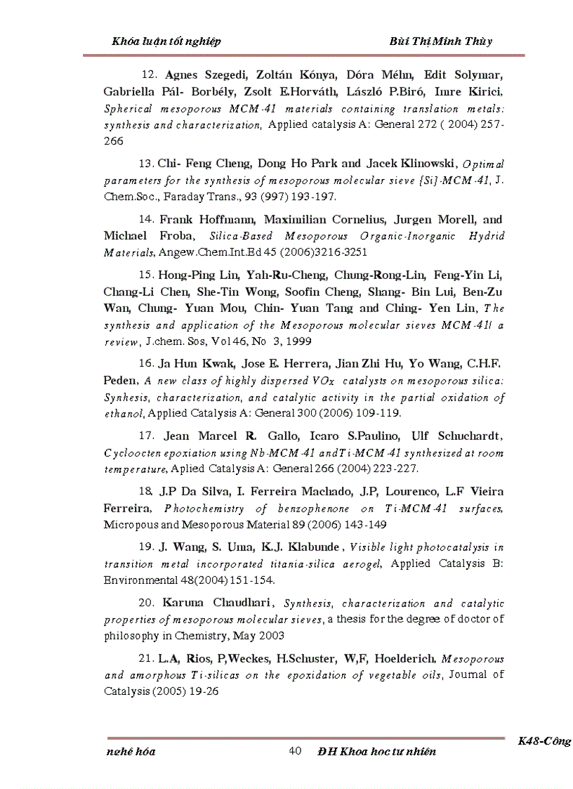 image for page Nghiên cứu về tổng hợp và đặc trưng Ti MCM 41 đồng thời đặc trưng xúc tác thông qua phản ứng epoxi hóa dầu thực vật