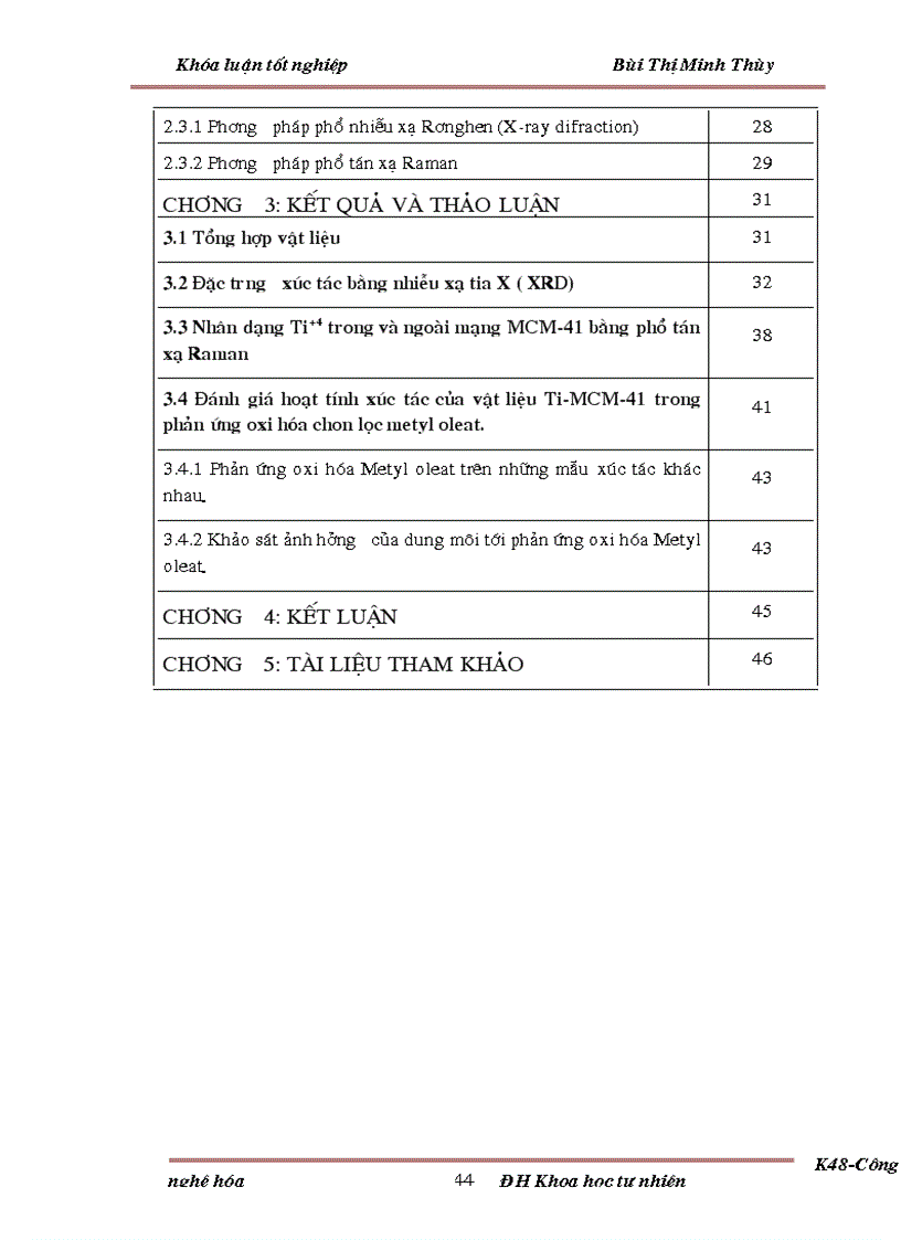 image for page Nghiên cứu về tổng hợp và đặc trưng Ti MCM 41 đồng thời đặc trưng xúc tác thông qua phản ứng epoxi hóa dầu thực vật
