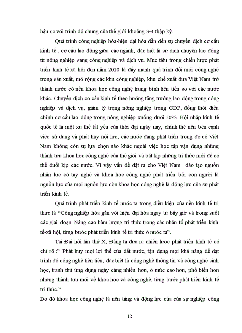 image for page Ảnh hưởng của cách mạng khoa học công nghệ đối với sự phát triển kinh tế Việt Nam