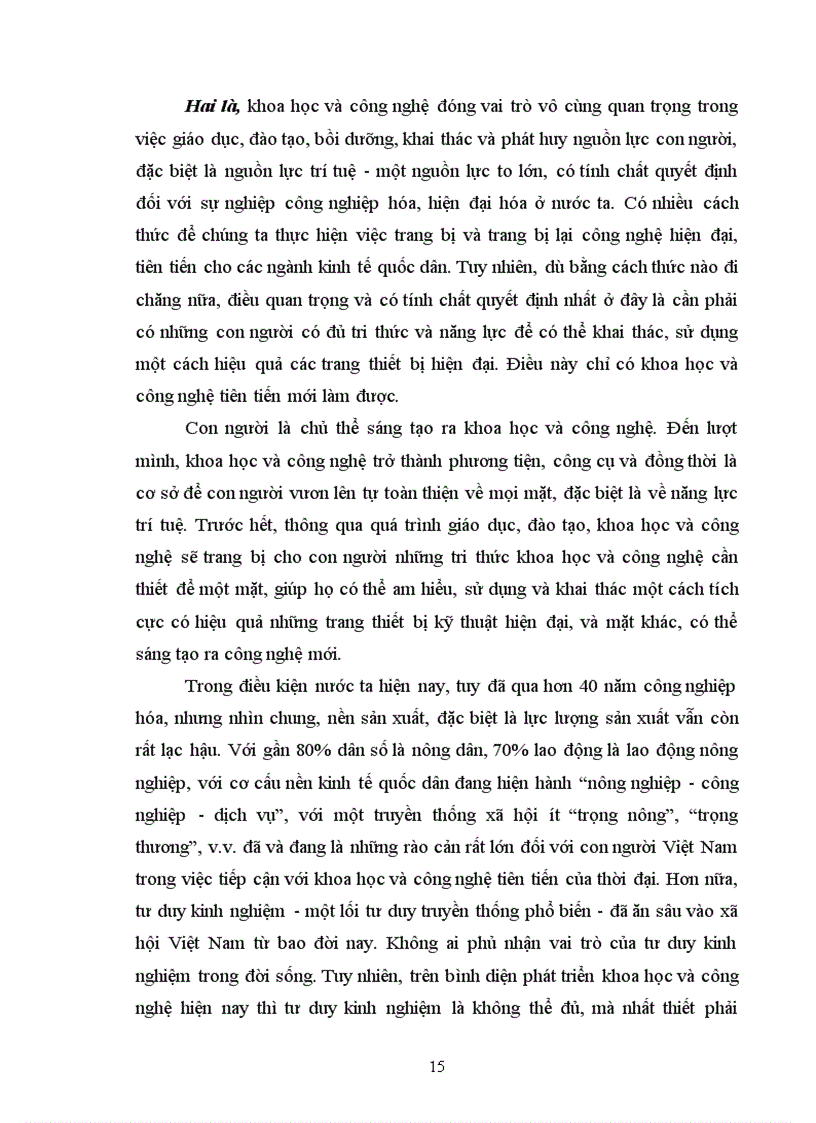 image for page Ảnh hưởng của cách mạng khoa học công nghệ đối với sự phát triển kinh tế Việt Nam