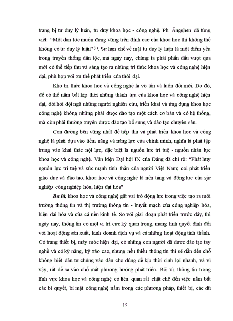 image for page Ảnh hưởng của cách mạng khoa học công nghệ đối với sự phát triển kinh tế Việt Nam