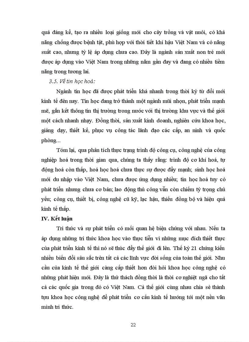 image for page Ảnh hưởng của cách mạng khoa học công nghệ đối với sự phát triển kinh tế Việt Nam